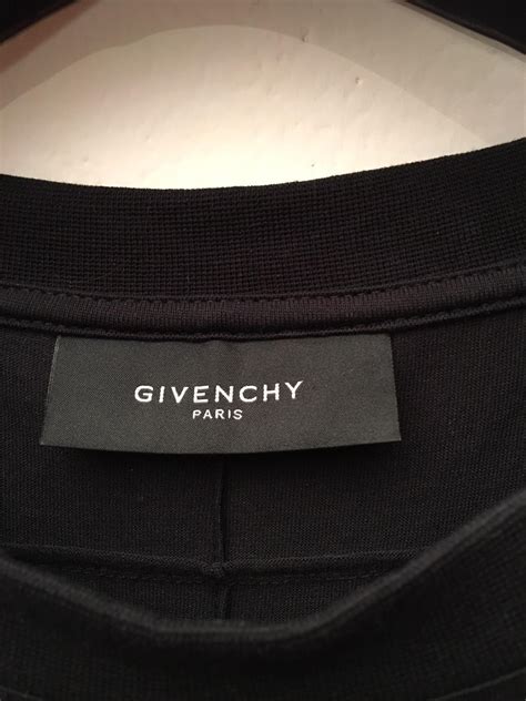 givenchy t shirt tags